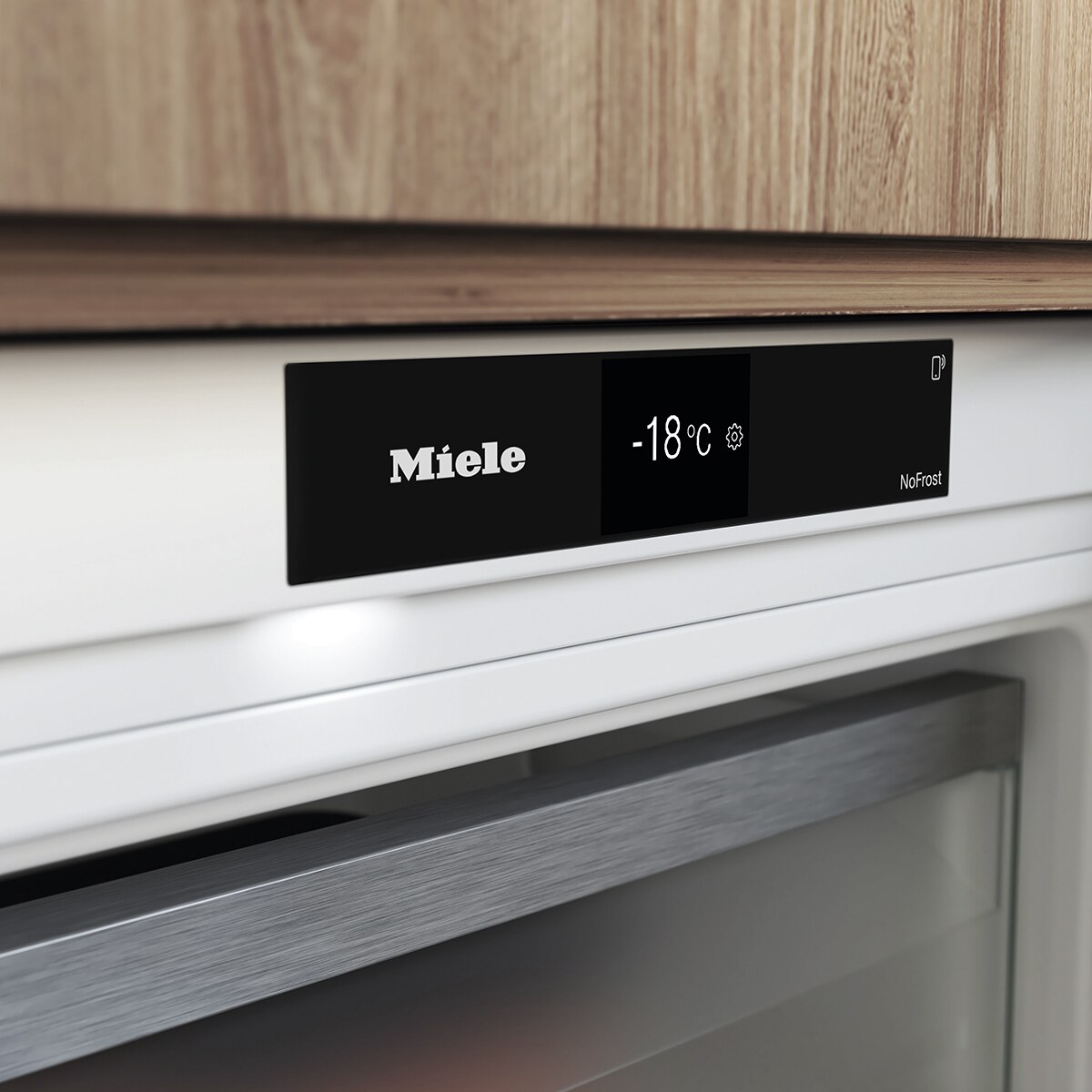 Arca Mini Congeladora Encastrável Vertical Miele FNUS 7040 D de 74 Litros - Branco Branco-4