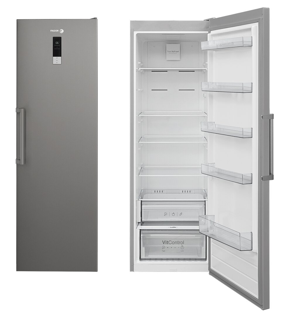 Frigorífico 1 puerta Fagor No Frost - 3FFK-1875X Acero Inox-2