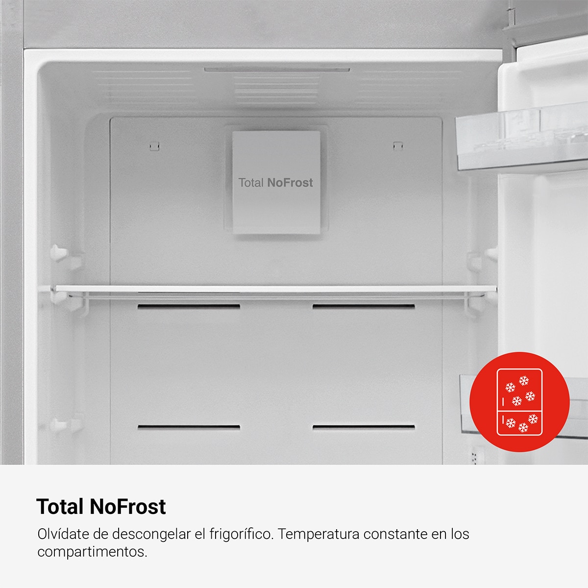 Frigorífico de 1 Porta Fagor 3FFK-1875X No Frost e de 186 cm - Inox Aço inoxidável-7