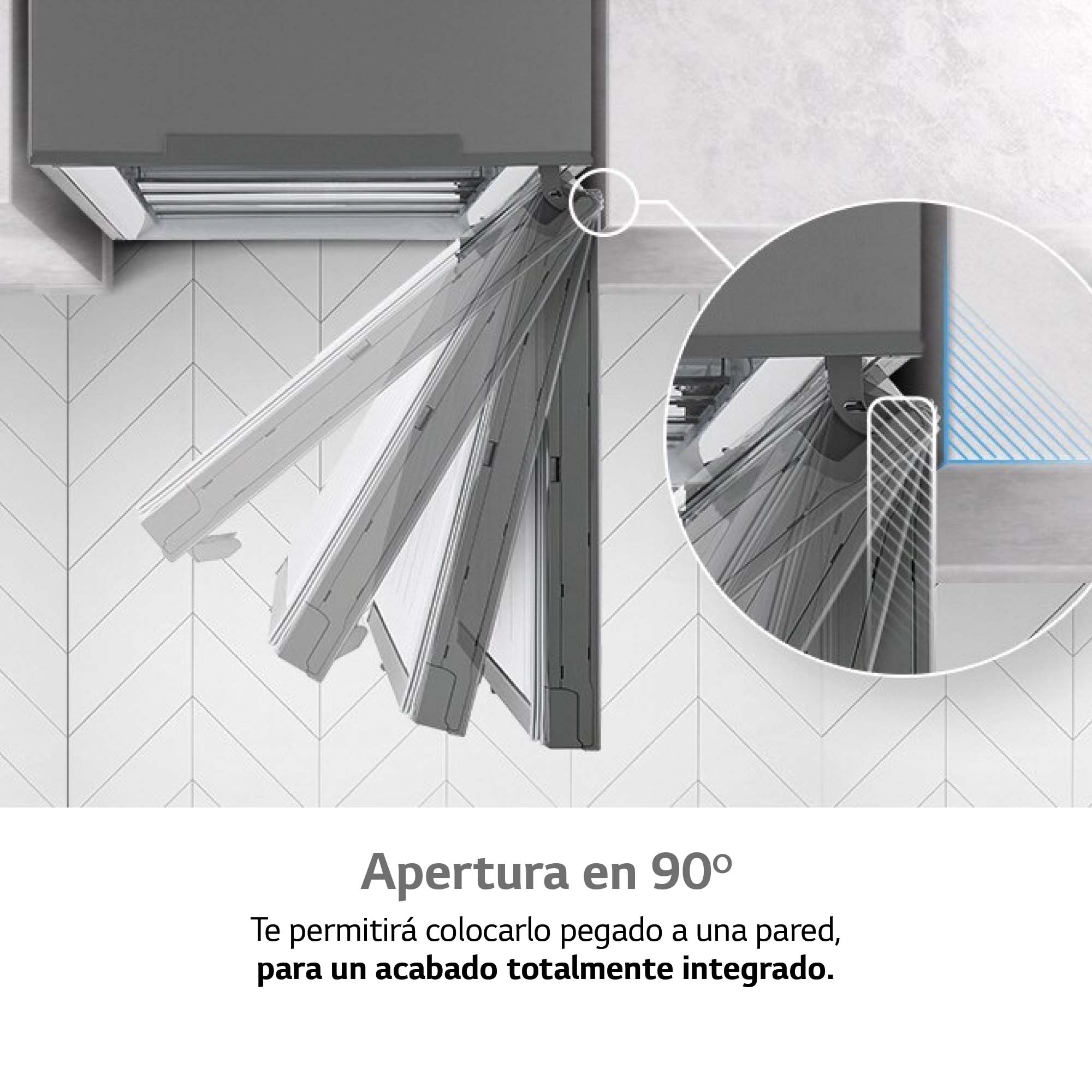 Frigorífico 1 puerta LG 186 cm, 413 lDoor Cooling, Inox- GLM71MBCSF Inox-8