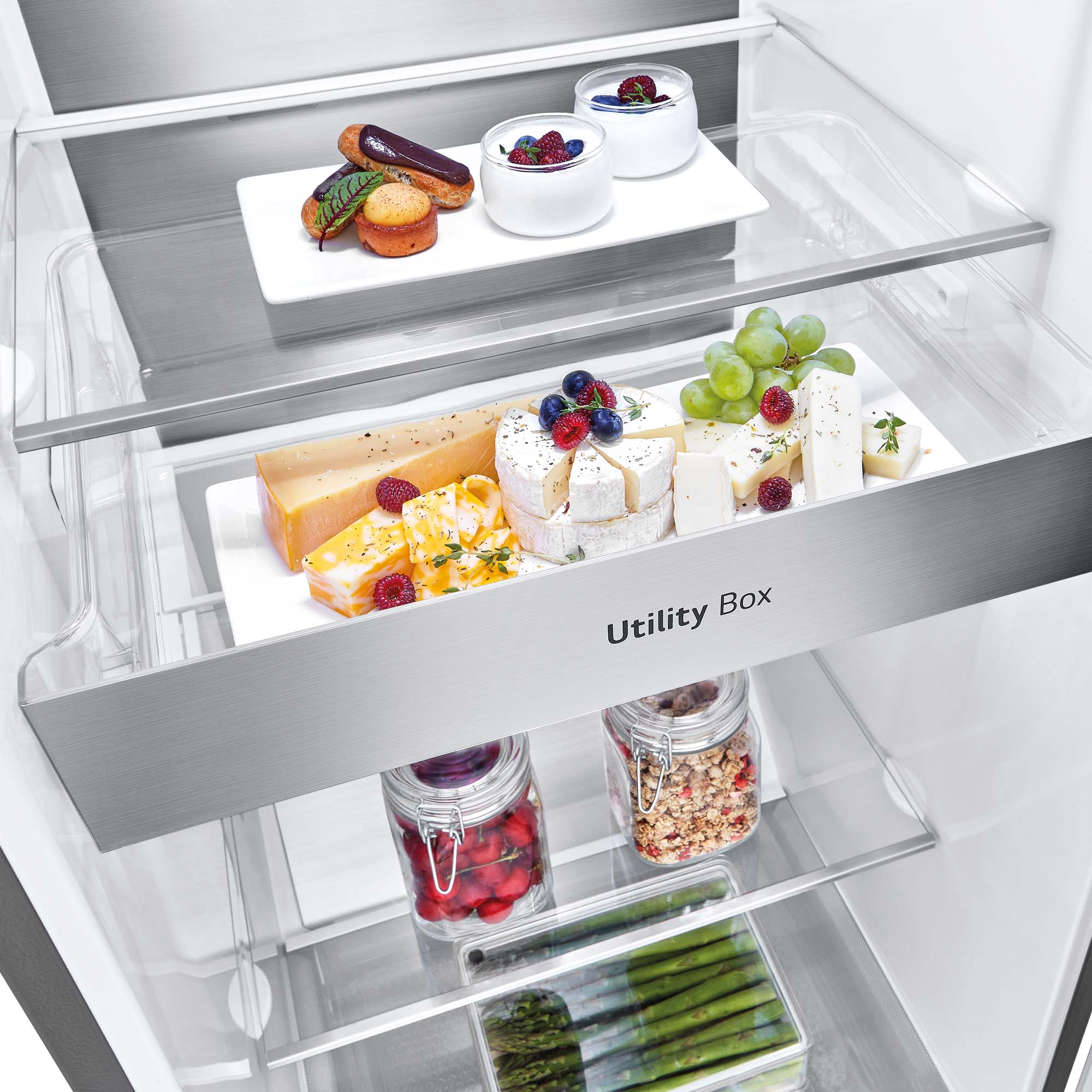 Frigorífico 1 puerta LG 186 cm, 413 lDoor Cooling, Inox- GLM71MBCSF Inox-14