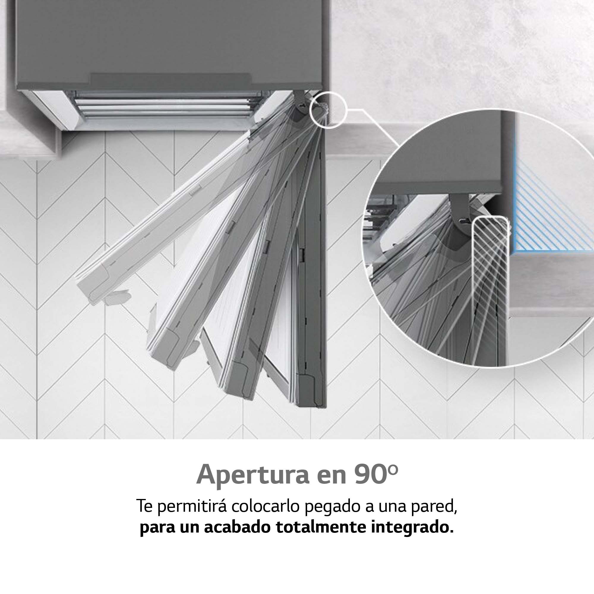 Frigorífico 1 puerta LG 186 cm, 386 l, Multi Air Flow, Inox- GLT51PZGSZ Inox-8