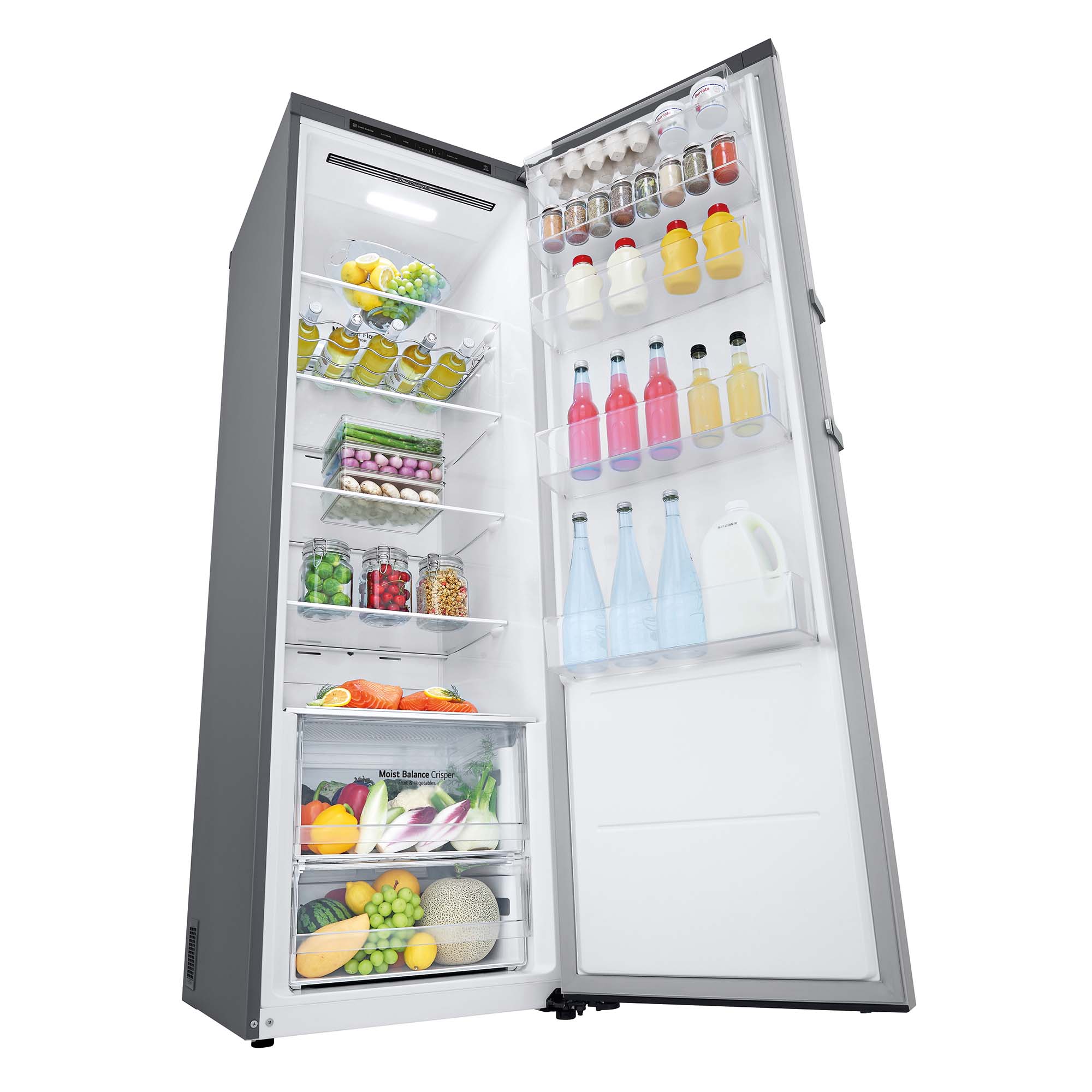Frigorífico 1 puerta LG 186 cm, 386 l, Multi Air Flow, Inox- GLT51PZGSZ Inox-11