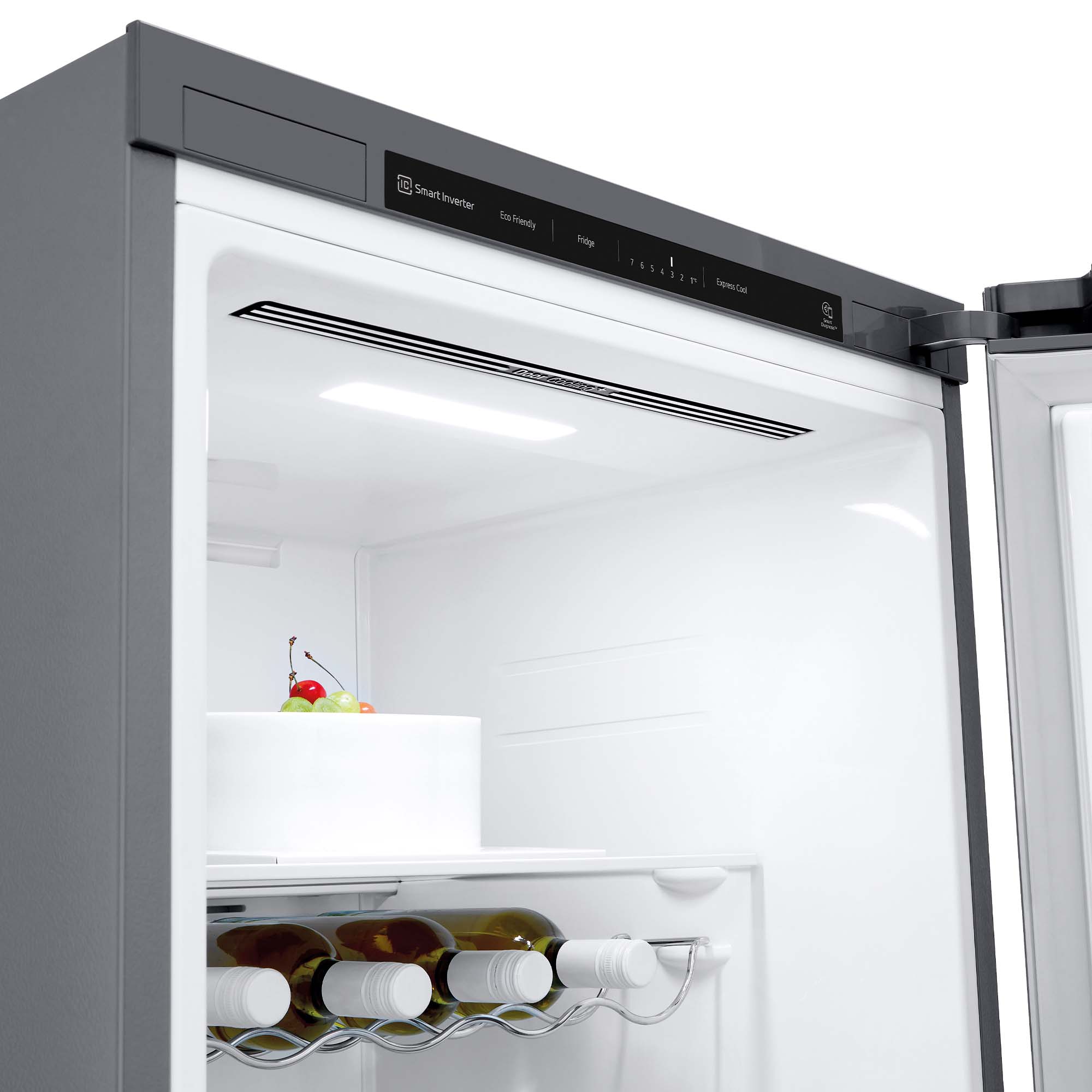 Frigorífico 1 puerta LG 186 cm, 386 l, Multi Air Flow, Inox- GLT51PZGSZ Inox-12
