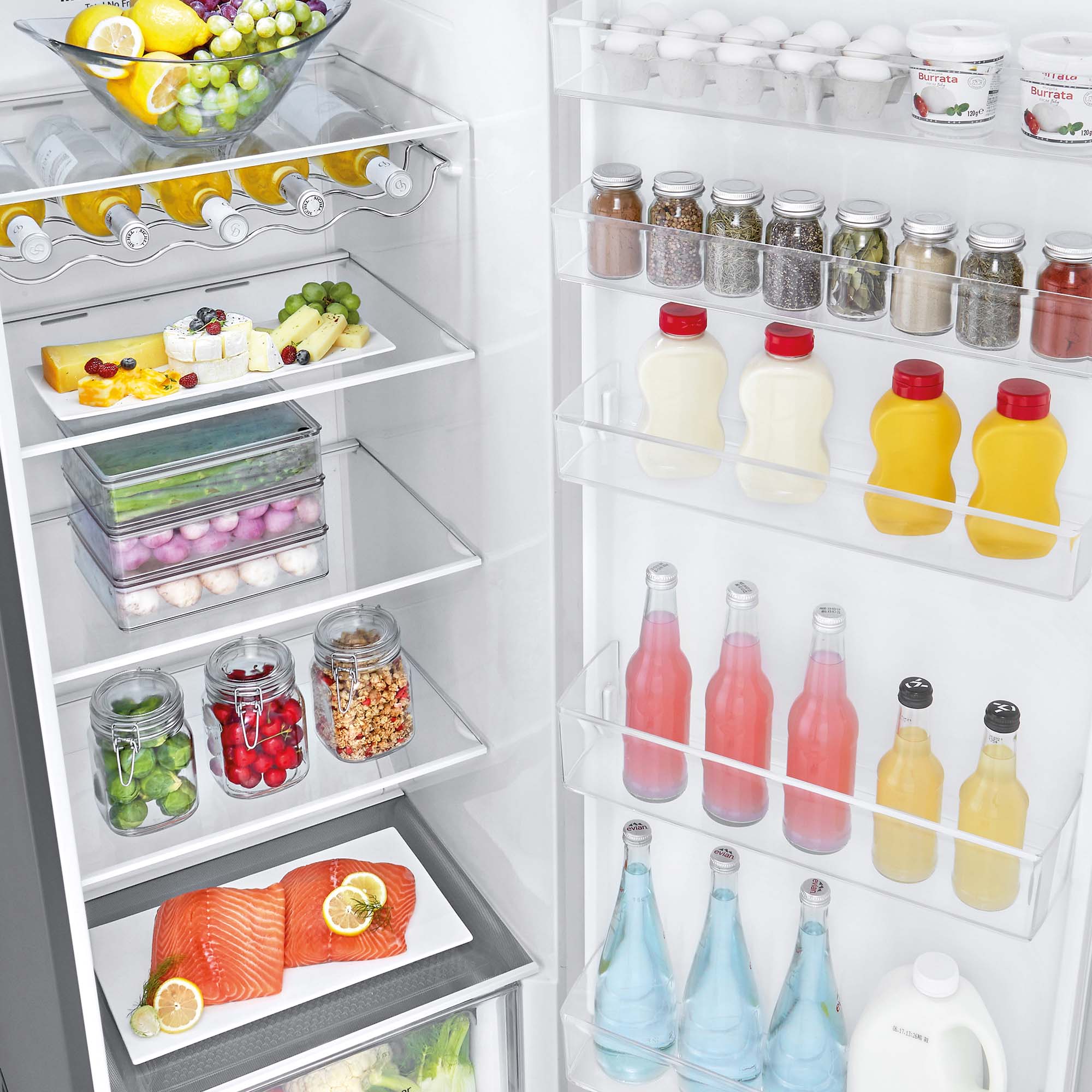 Frigorífico 1 puerta LG 186 cm, 386 l, Multi Air Flow, Inox- GLT51PZGSZ Inox-13