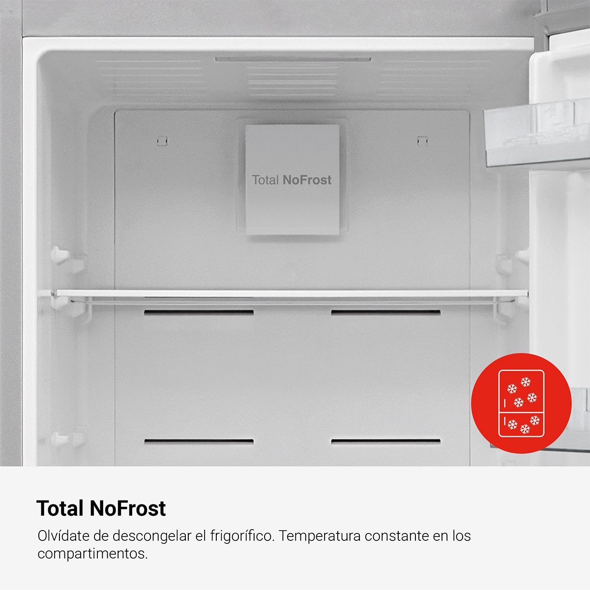 Frigorífico de 1 Porta Fagor 3FFK-1875 No Frost e de 186 cm - Branco Branco-7