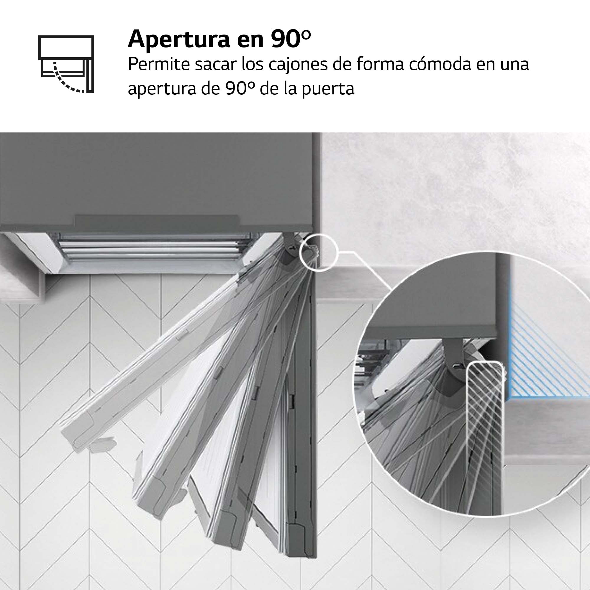 Frigorífico 1 puerta LG 186 cm, 386 l , DoorCooling, blanco - GLT51SWGSZ Blanco-9