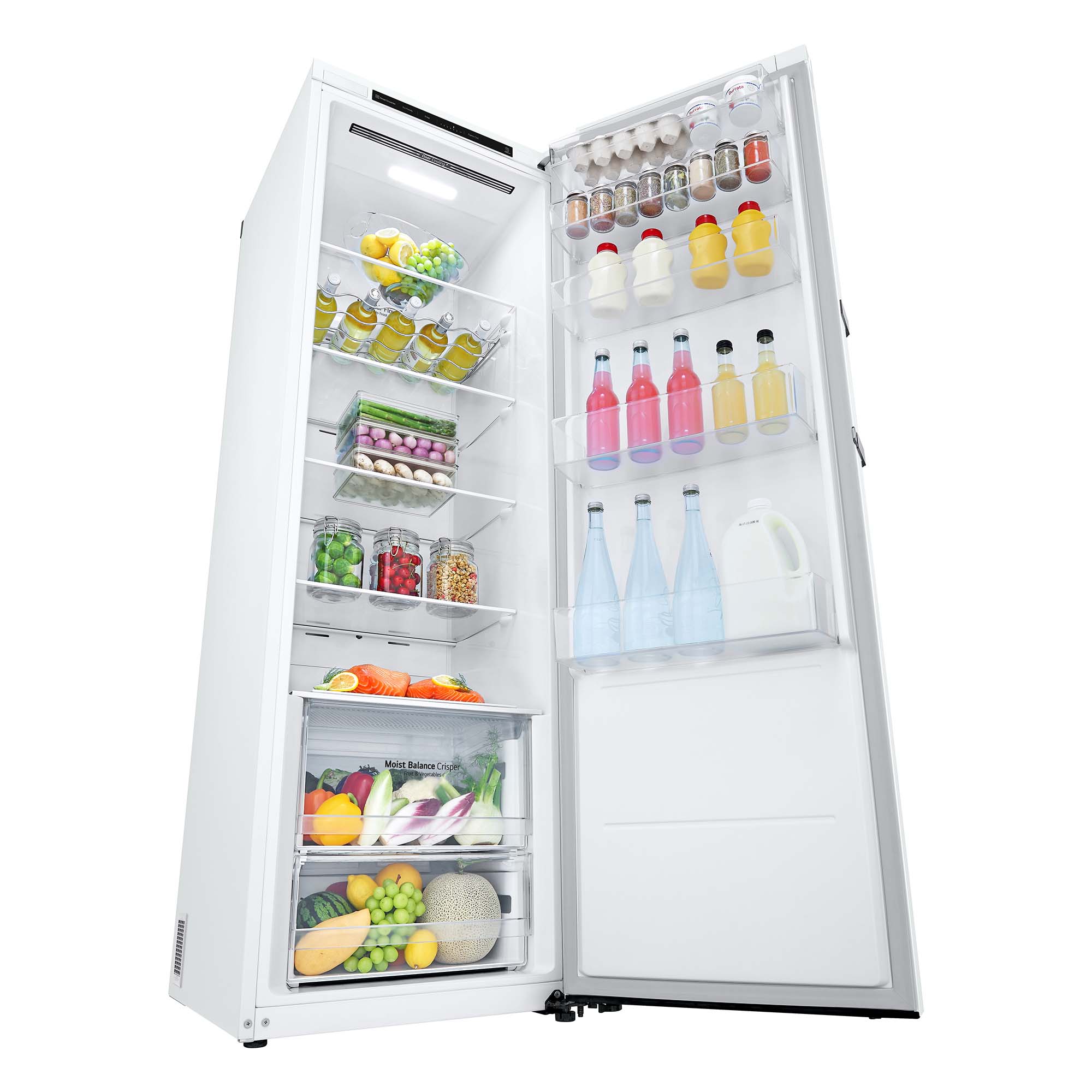 Frigorífico 1 puerta LG 186 cm, 386 l , DoorCooling, blanco - GLT51SWGSZ Blanco-12
