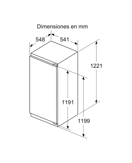 Frigorífico Encastrável Bosch KIR41VFE0 com Refrigeração Super 2