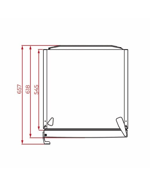 Frigorífico de 1 Porta Teka RSL 75640 SS Full No Frost e de 185 cm - Inox Inox-7