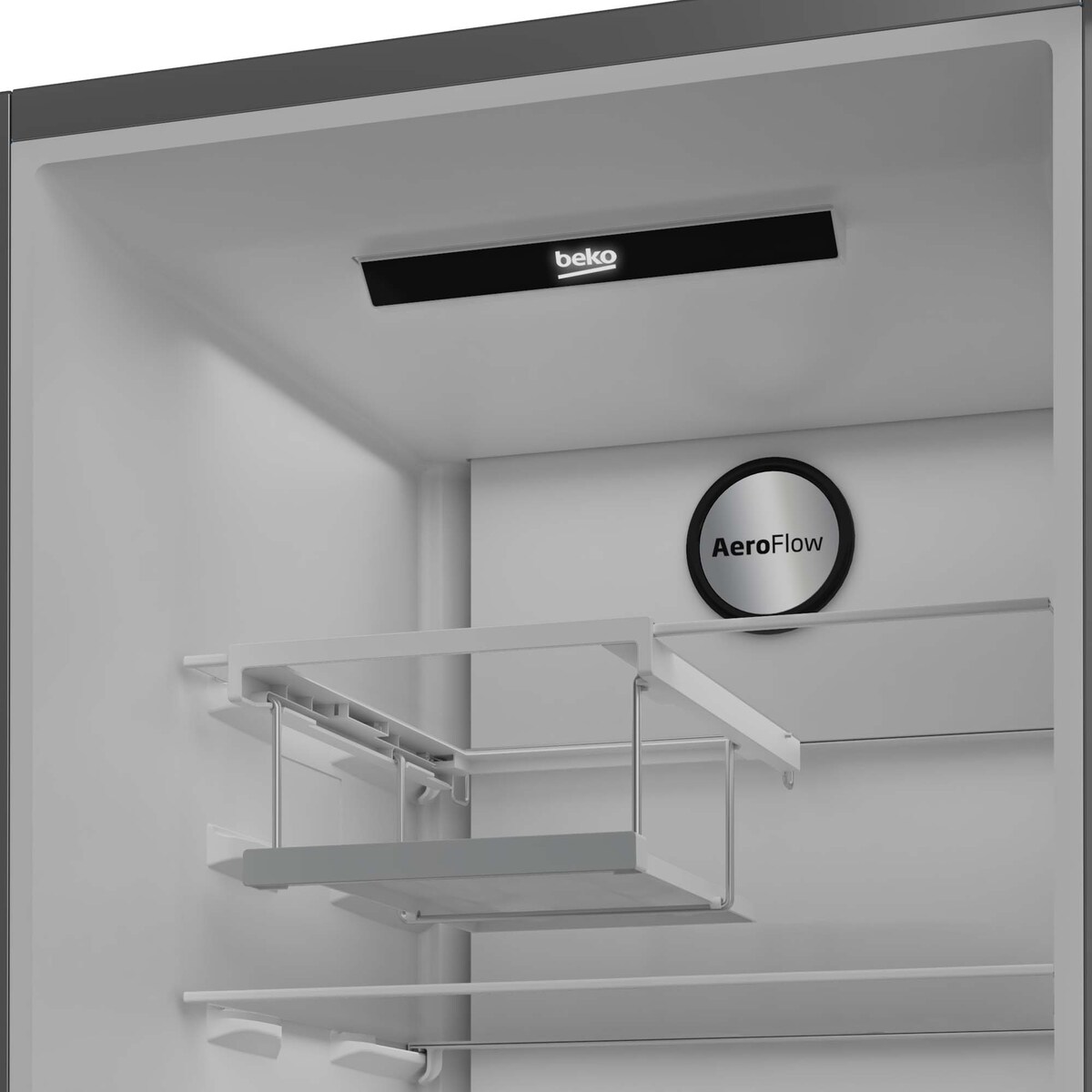 Frigorífico 1 puerta Beko No Frost, AeroFlow - B3RMLNE444HXB Inox-11