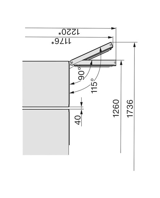 Frigorífico de 1 Porta Miele KS4887DDEDT/CS PerfectFresh Active FlexiLight 2.0 Click2open de 185,5 cm - Prateado Aço inoxidável-11