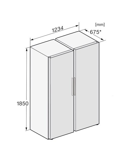 Frigorífico de 1 Porta Miele KS4887DDEDT/CS PerfectFresh Active FlexiLight 2.0 Click2open de 185,5 cm - Prateado Aço inoxidável-12