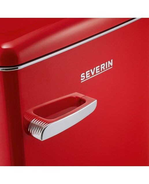 Frigorífico Mini de 1 Porta Severin Retro RKS8830 de 87,5 cm - Vermelho Vermelho-4