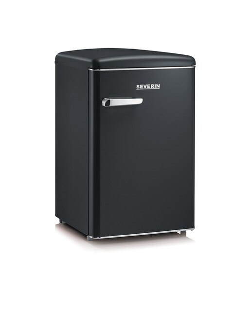 Frigorífico Mini de 1 Porta Severin Retro RKS8832 e de 87,5 cm - Preto Preto-1