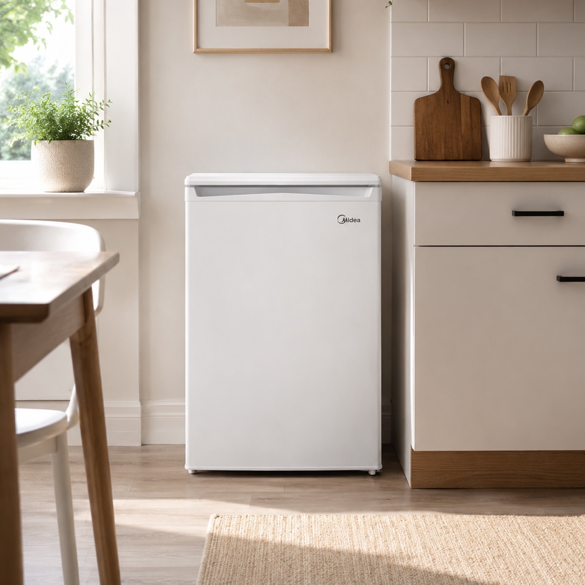 Frigorífico mini Midea cíclico - MDRD168FGE01 Blanco-9