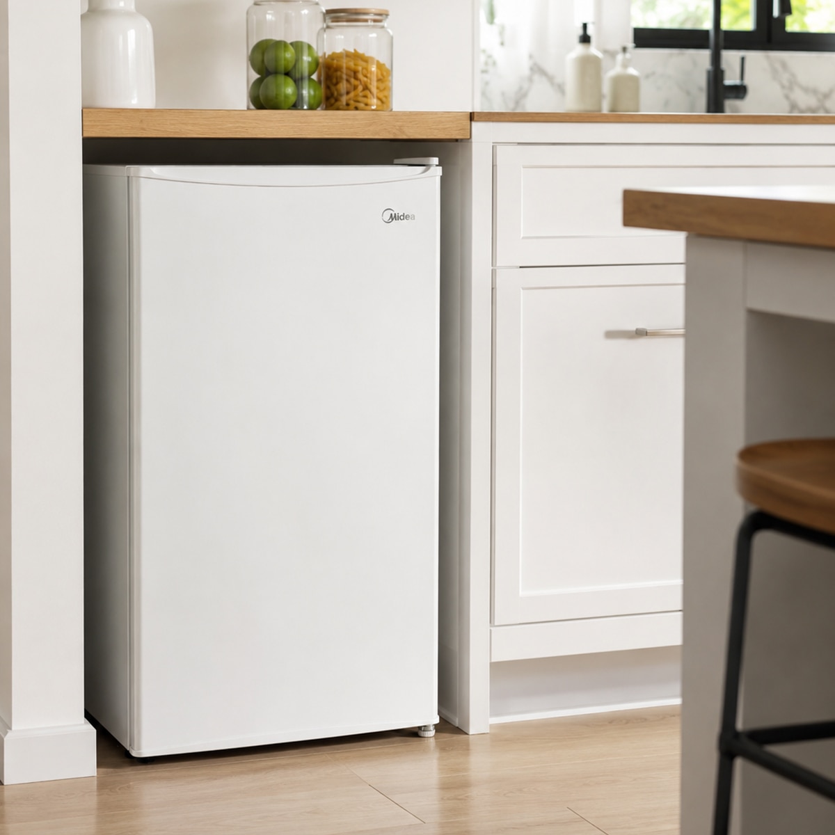 Frigorífico mini Midea cíclico - MDRD142FGE01 Blanco-5