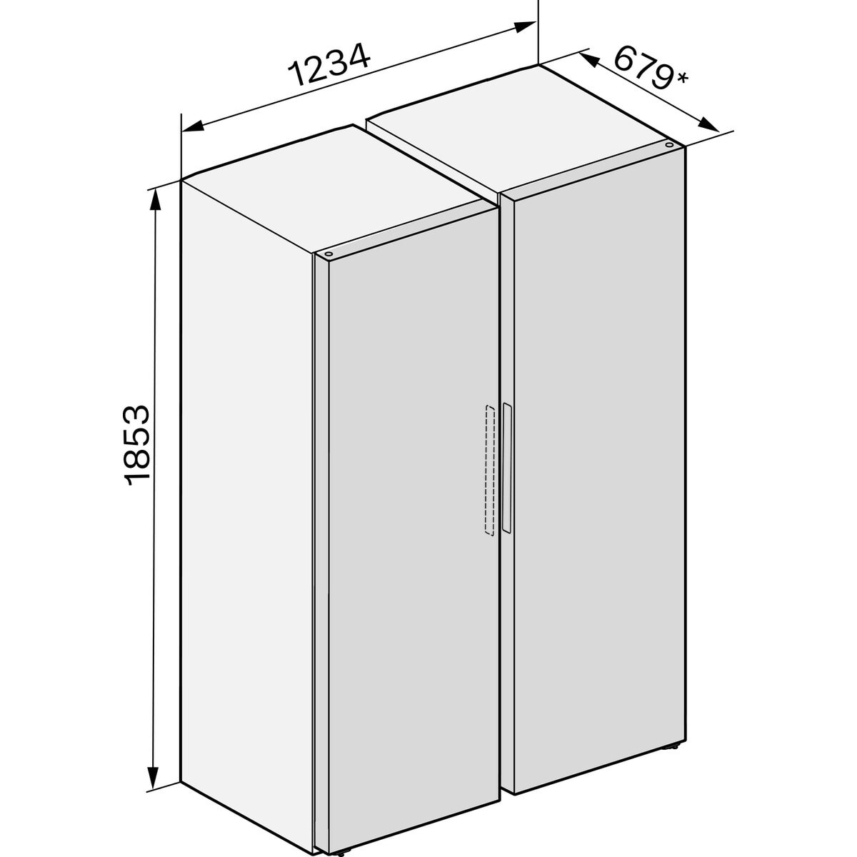 Frigorífico de 1 Porta Miele KS 4383 DD WS Daily Fresh, DynaCool e Side-by-Side e de 185,5 cm - Branco Branco-8