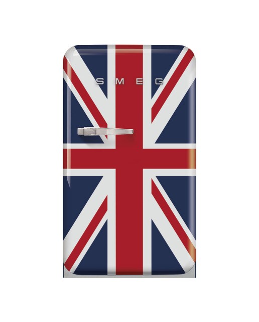 Frigorífico de 1 Porta Smeg Anni 50 FAB10RDUJ6 Estático com Dobradiças à Direita e de 97 cm - Union Jack Multicolor-1