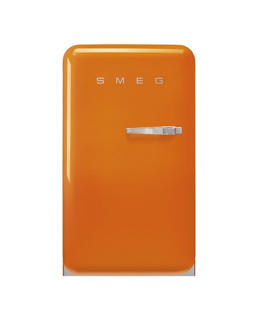 Frigorífico de 1 Porta Smeg Anni 50 FAB10LOR6 Estático com Dobradiças à Esquerda e de 97 cm - Laranja Polido Laranja-1