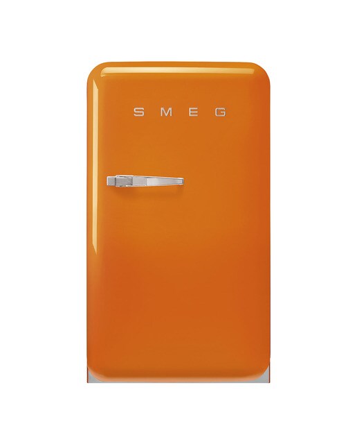 Frigorífico de 1 Porta Smeg Anni 50 FAB10ROR6 Estático com Dobradiças à Direita e de 97 cm - Laranja Polido Laranja-1