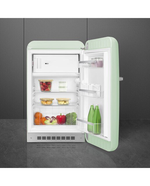 Frigorífico de 1 Porta Smeg Anni 50 FAB10RPG6 Estático com Dobradiças à Direita e de 97 cm - Verde Polido Verde / Água-8