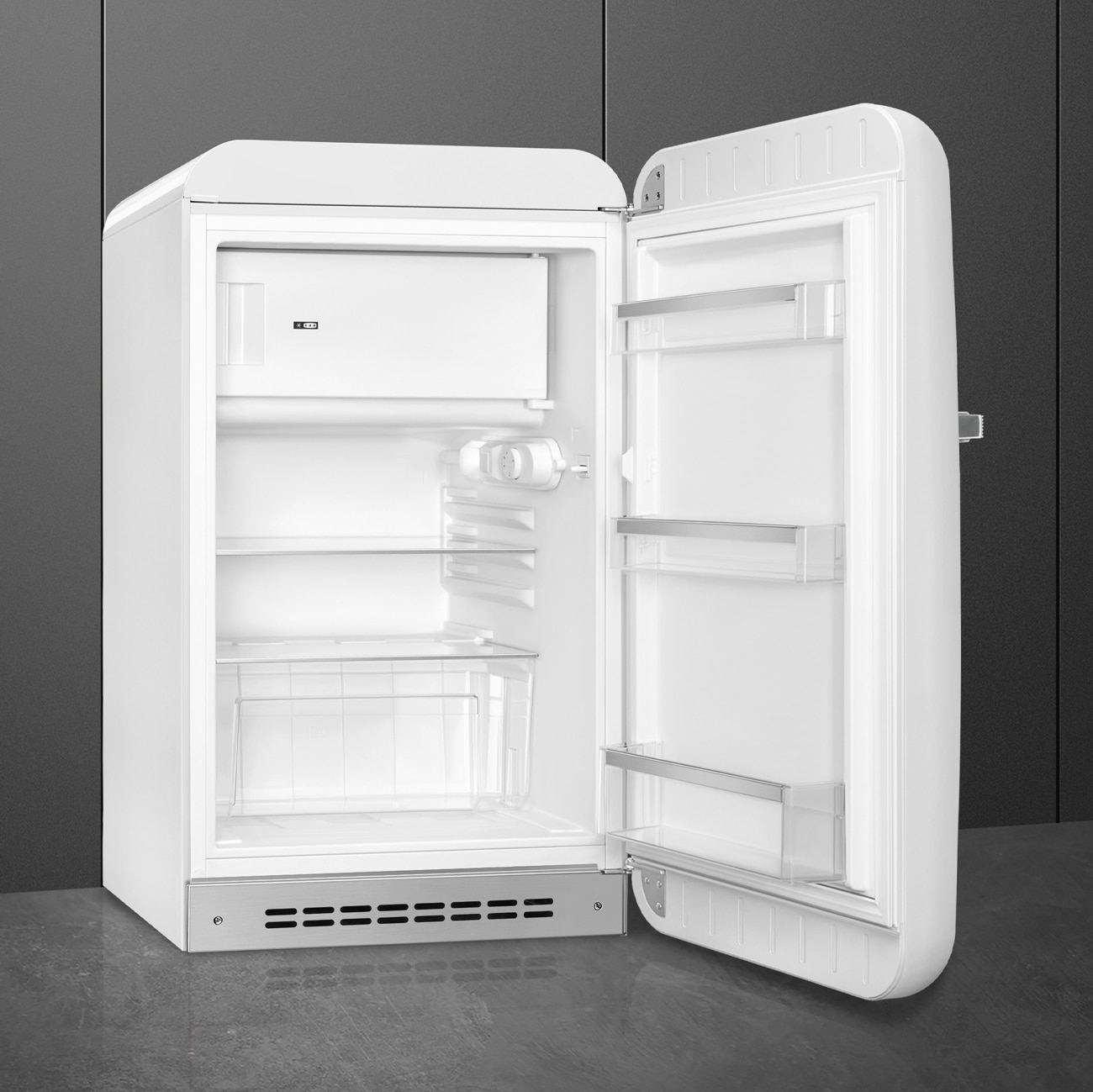 Frigorífico de 1 Porta Smeg Anni 50 FAB10RWH6 Estático com Dobradiças à Direita e de 97 cm - Branco Polido Branco-3