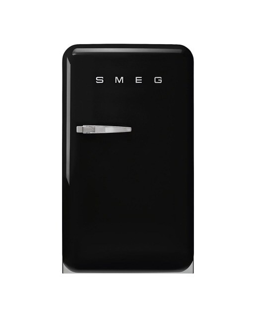 Frigorífico de 1 Porta Smeg Anni 50 FAB10RBL6 Estático com Dobradiças à Direita e de 97 cm - Preto Polido Preto-1