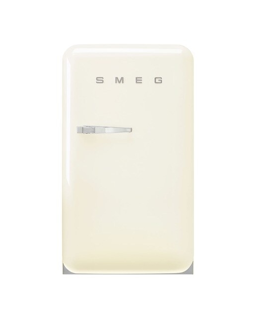 Frigorífico de 1 Porta Smeg Anni 50 FAB10RCR6 Estático com Dobradiças à Direita e de 97 cm - Creme Polido Creme-1