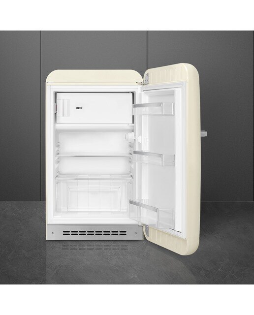 Frigorífico de 1 Porta Smeg Anni 50 FAB10RCR6 Estático com Dobradiças à Direita e de 97 cm - Creme Polido Creme-2