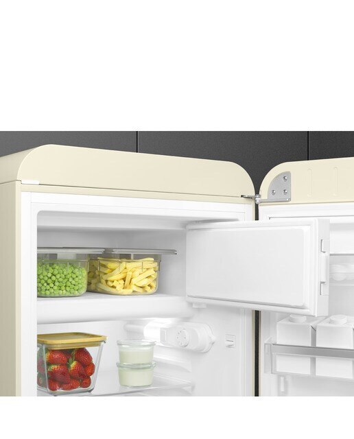 Frigorífico de 1 Porta Smeg Anni 50 FAB10RCR6 Estático com Dobradiças à Direita e de 97 cm - Creme Polido Creme-5