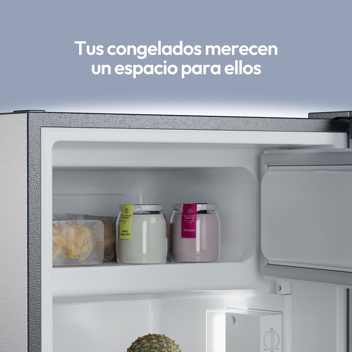 Frigorífico mini Candy con control mecánico - CNOQ2S58EX Inox-11