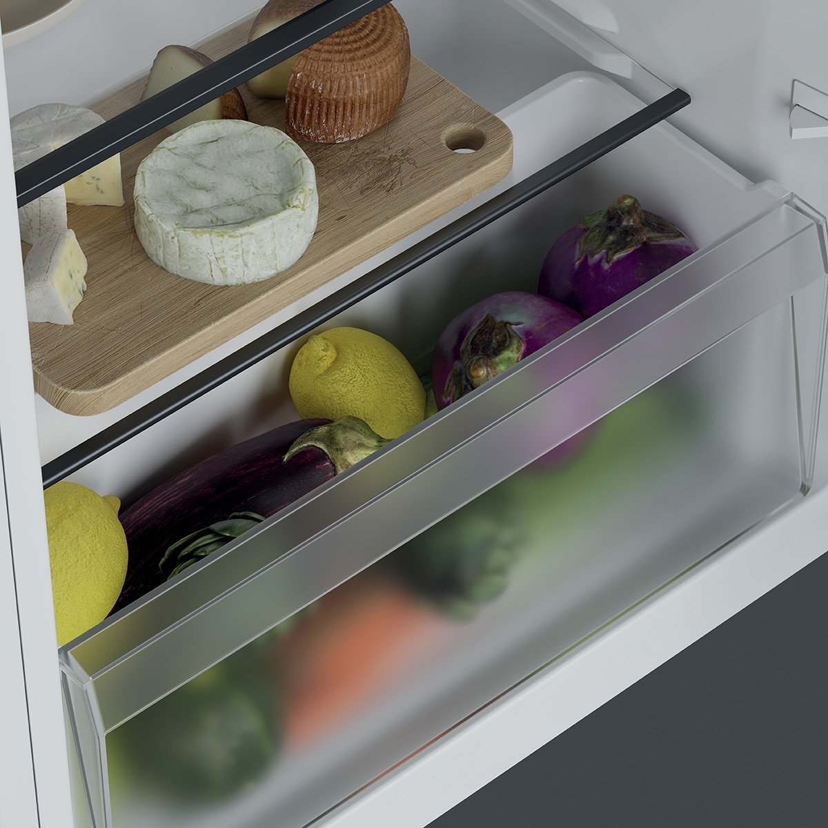 Frigorífico mini Candy con congelador - CNOQ2S58EW Blanco-5