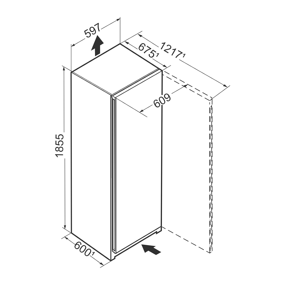 Frigorífico de 1 Porta Liebherr SRbdd 5220 EasyFresh de 185,5 cm - BlackSteel BlackSteel-2