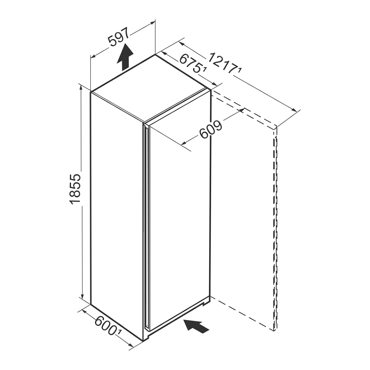 Frigorífico 1 puerta Liebherr con EasyFresh -  RBc5220 Blanco-2