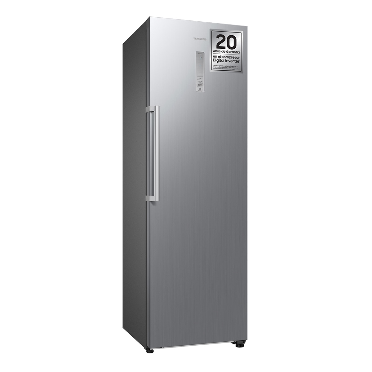Samsung – Frigorífico 1 puerta Samsung con IA 186cm Balda Botellero 387L Clase E Inox RR39C7BH5S9/EF.