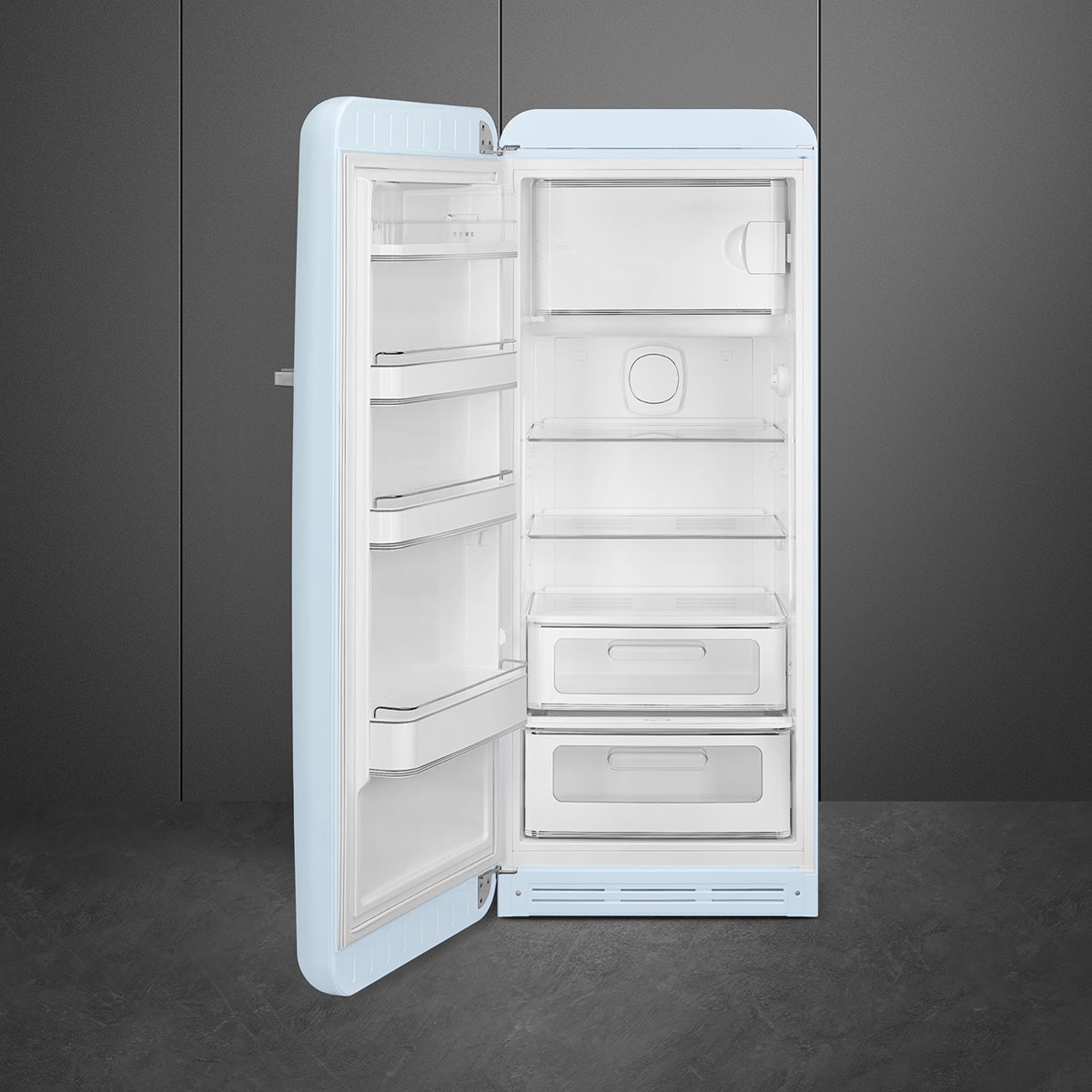 Frigorífico 1 puerta Smeg, Compresor Inverter, 270 litros, Azul, apertura a la izquierda - FAB28LPB6 Azul Cielo-5