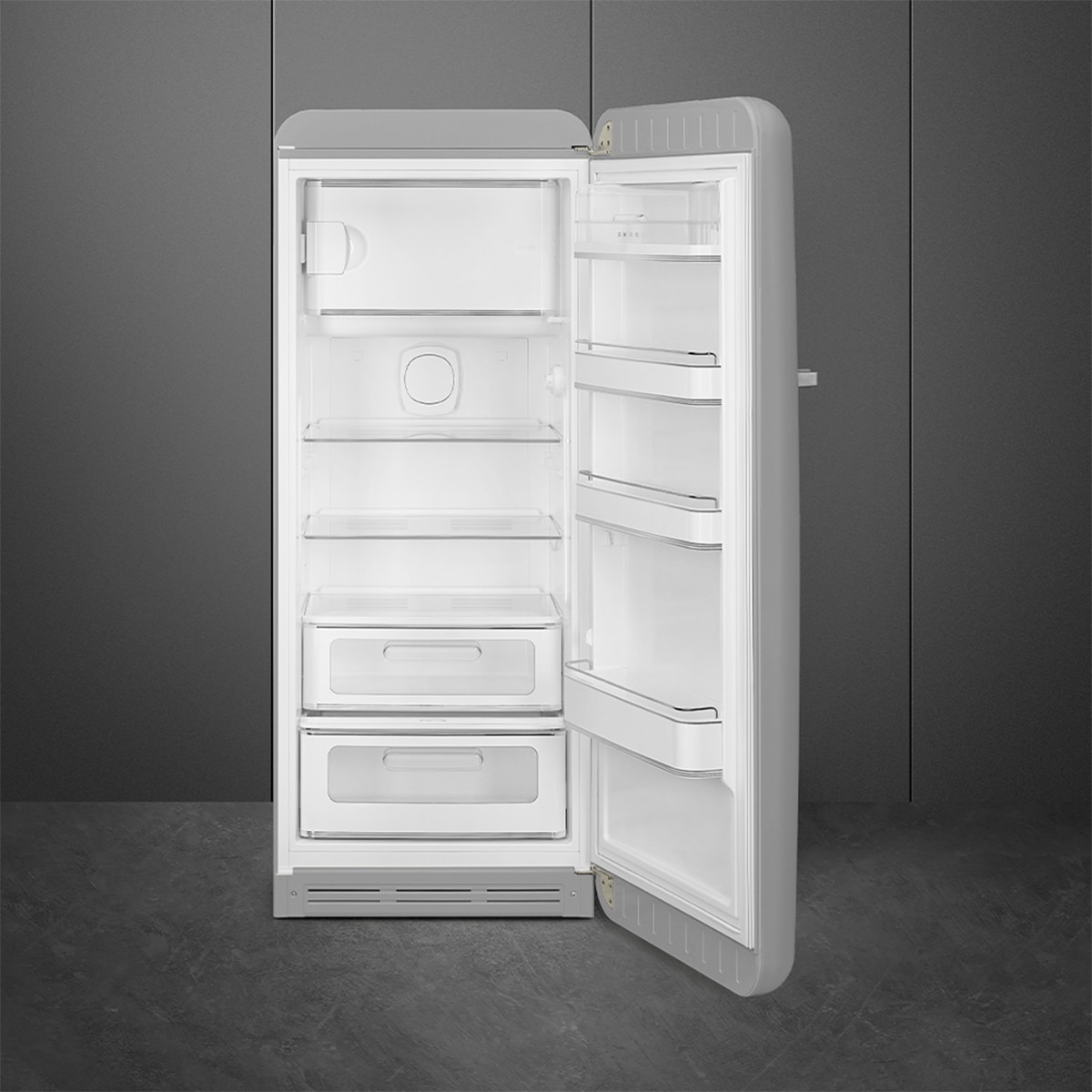 Frigorífico de 1 Porta Smeg FAB28RSV6, Compressor Inverter, 270 Litros, com Abertura à Direita - Prata Prata-4
