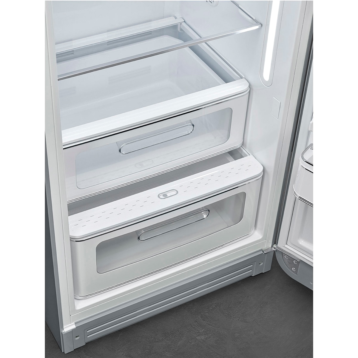 Frigorífico de 1 Porta Smeg FAB28RSV6, Compressor Inverter, 270 Litros, com Abertura à Direita - Prata Prata-8