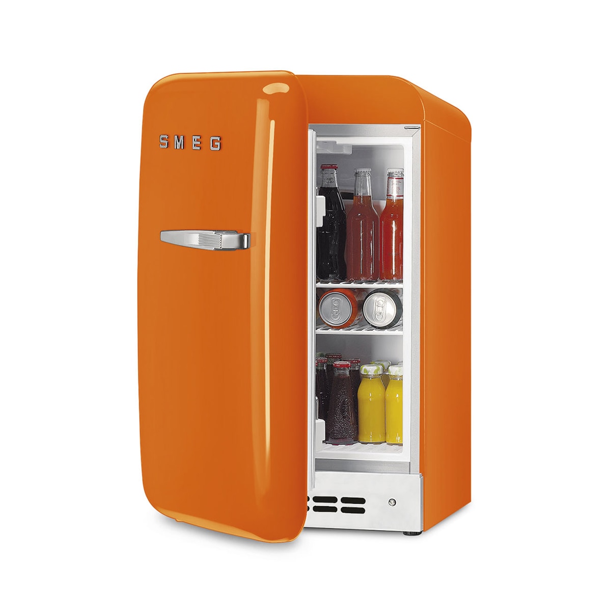 Frigorífico 1 puerta Smeg, 34 litros, Frío estático, Negro, apertura a la derecha - FAB5RBL6 Negro-2