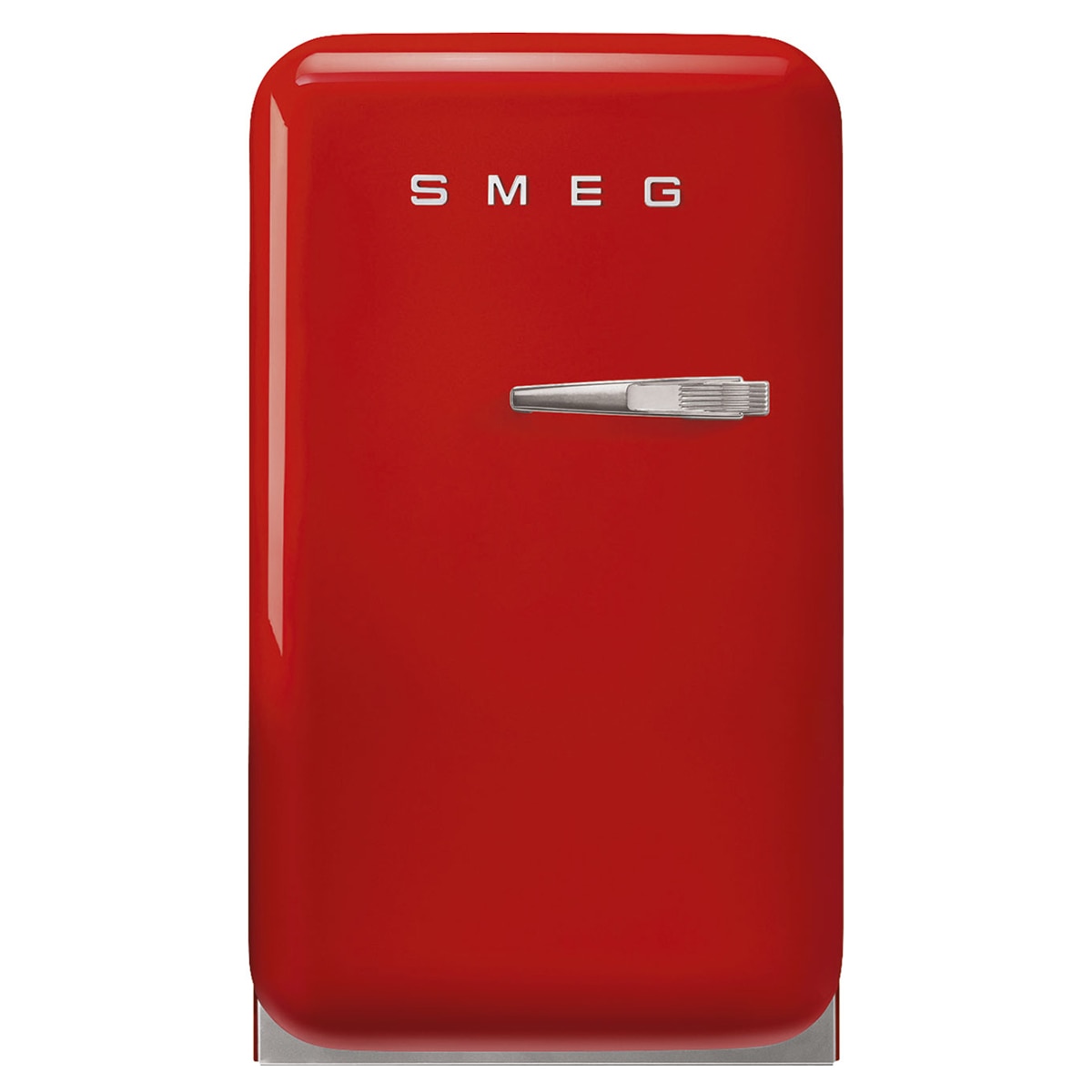 Smeg - Frigorífico 1 puerta Smeg, 34 litros, Frío estático, Plata, apertura a la derecha - FAB5RSV6.