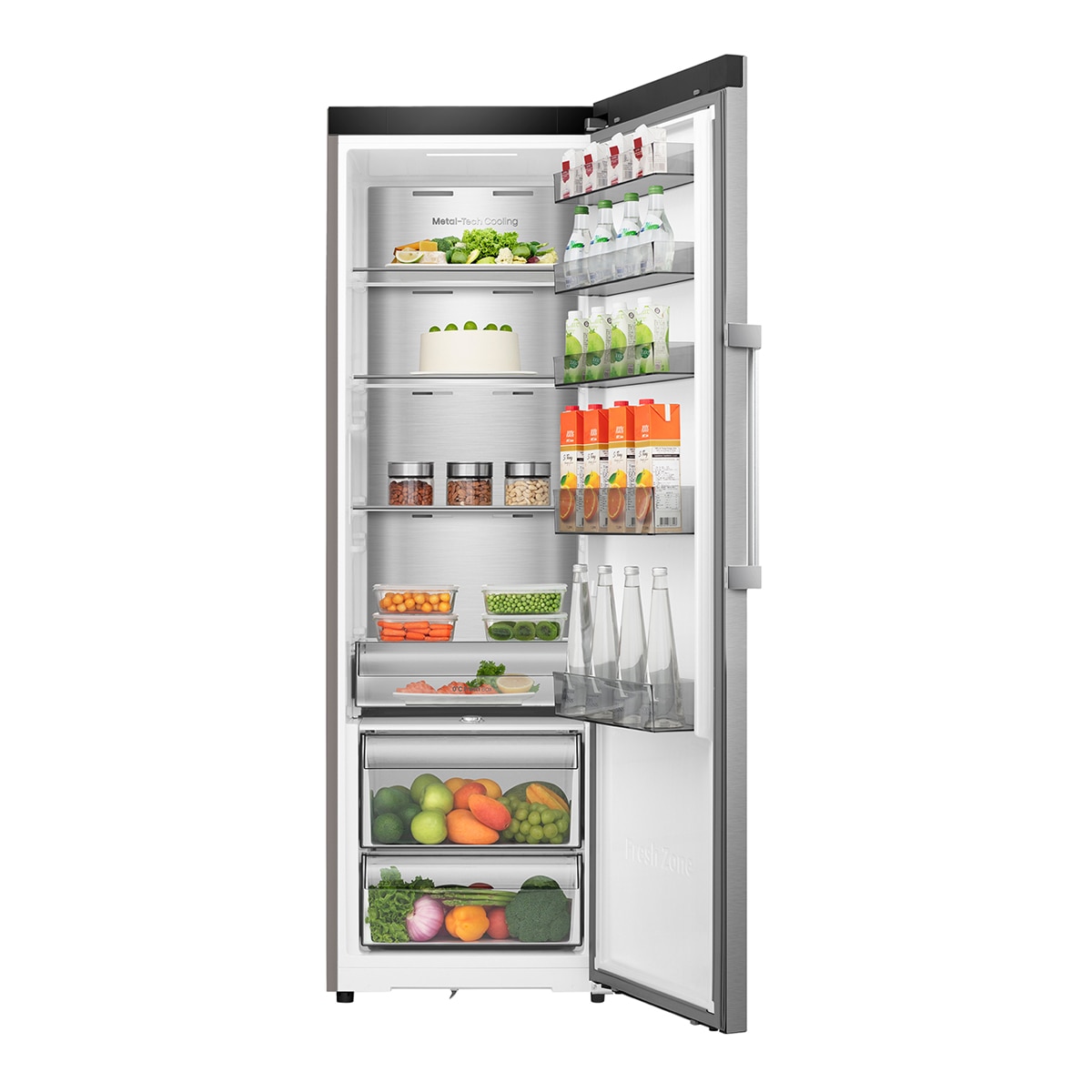 Frigorífico 1 puerta Hisense Kitchen Fit, Total No Frost - RL3K370SAIE1 Inox-12
