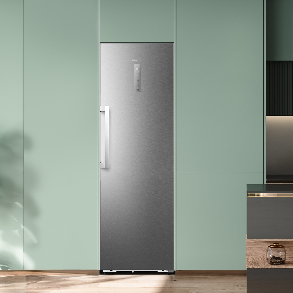 Frigorífico 1 puerta Hisense Kitchen Fit, Total No Frost - RL3K370SAIE1 Inox-14