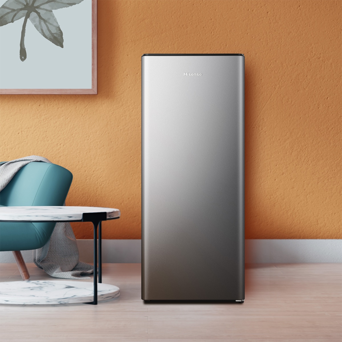 Frigorífico 1 puerta Hisense - RR220D4BDE Inox-10
