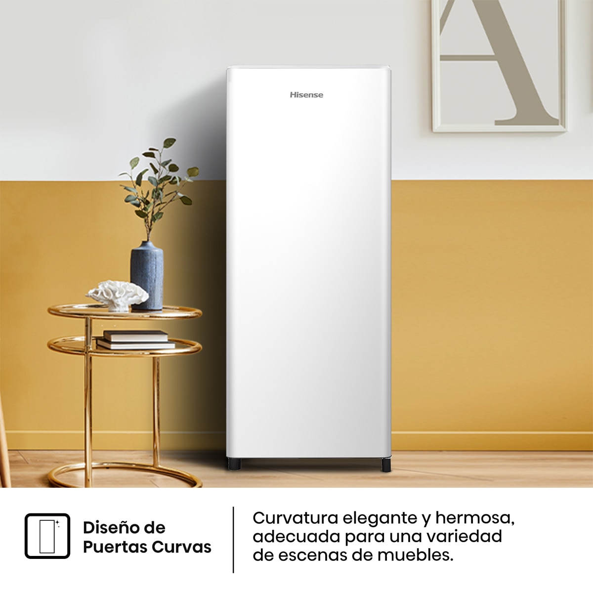 Frigorífico 1 puerta Hisense - RR220D4BWE Blanco-7