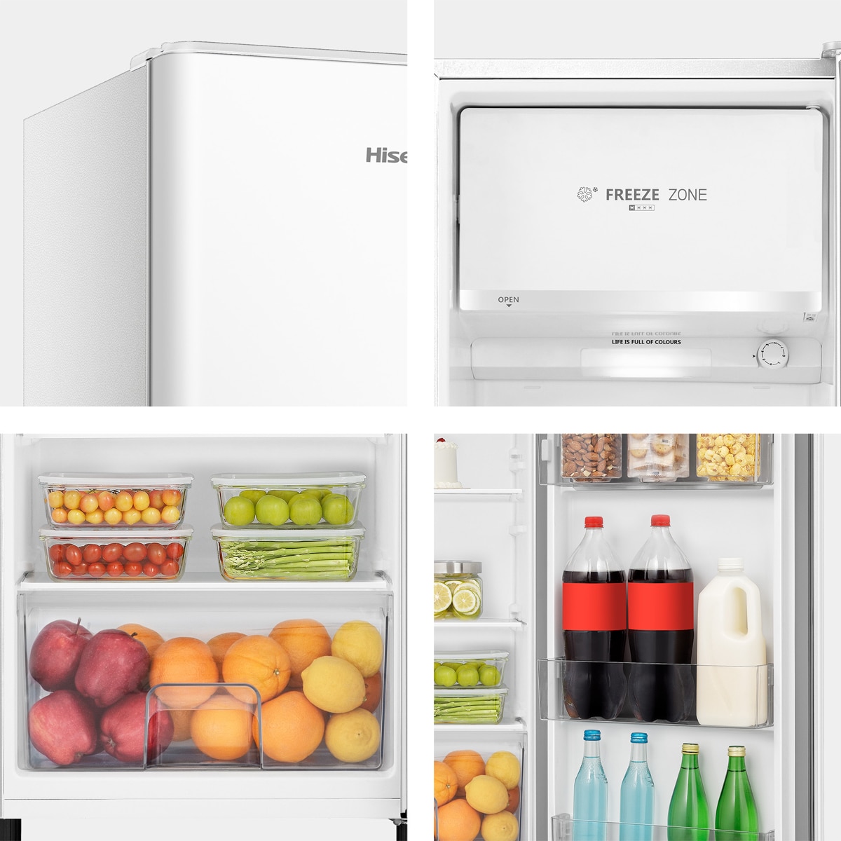 Frigorífico 1 puerta Hisense - RR220D4BWE Blanco-9