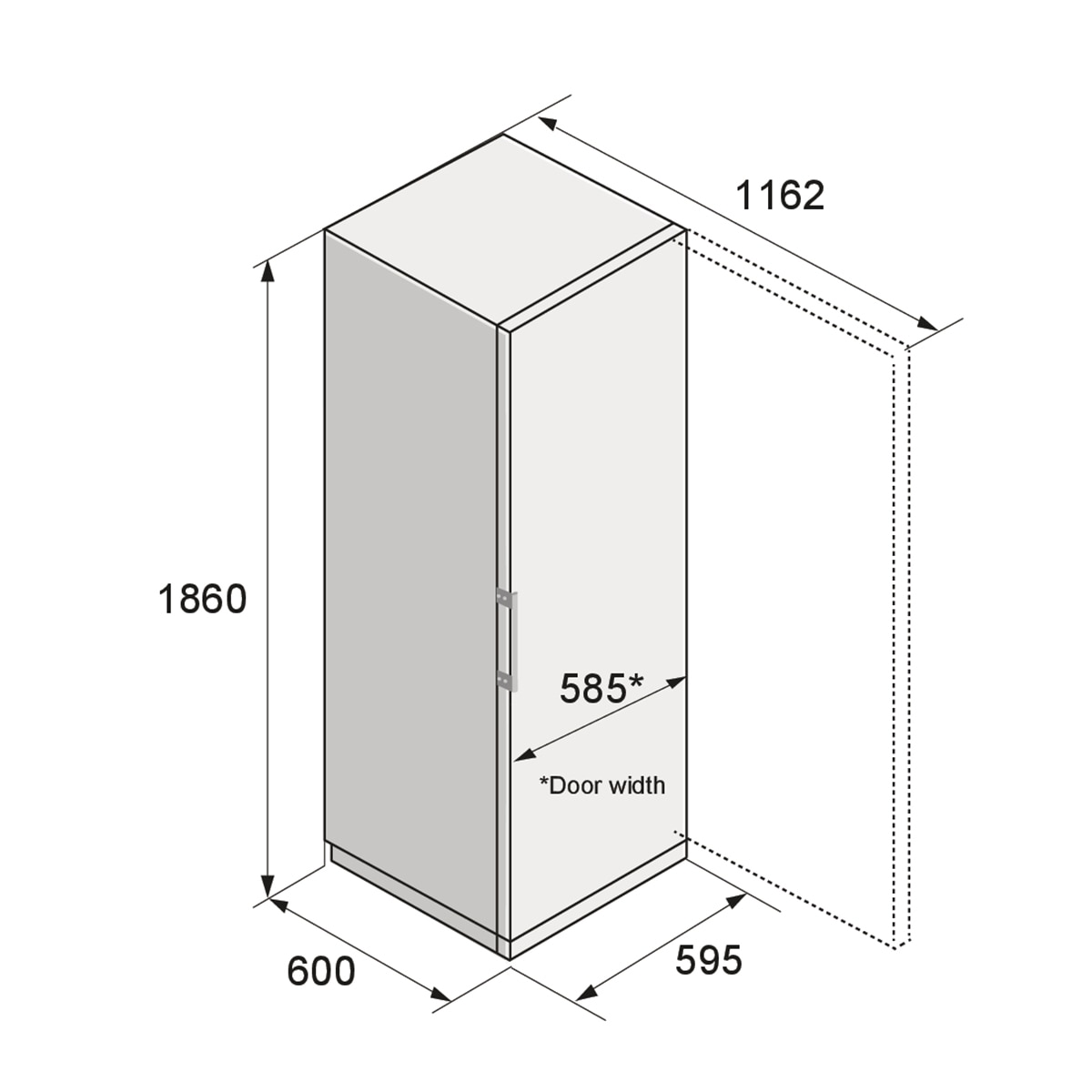 Frigorífico una puerta Asko SuperCool - RFR286KNCS1 Acero Inox-3