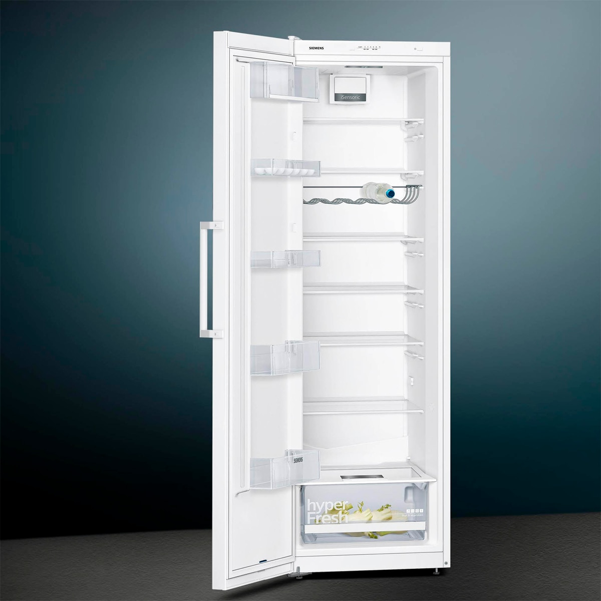 Frigorífico 1 puerta Siemens iQ300, HyperFresh, Súper-refrigeración - KS36VVXDP Blanco-2