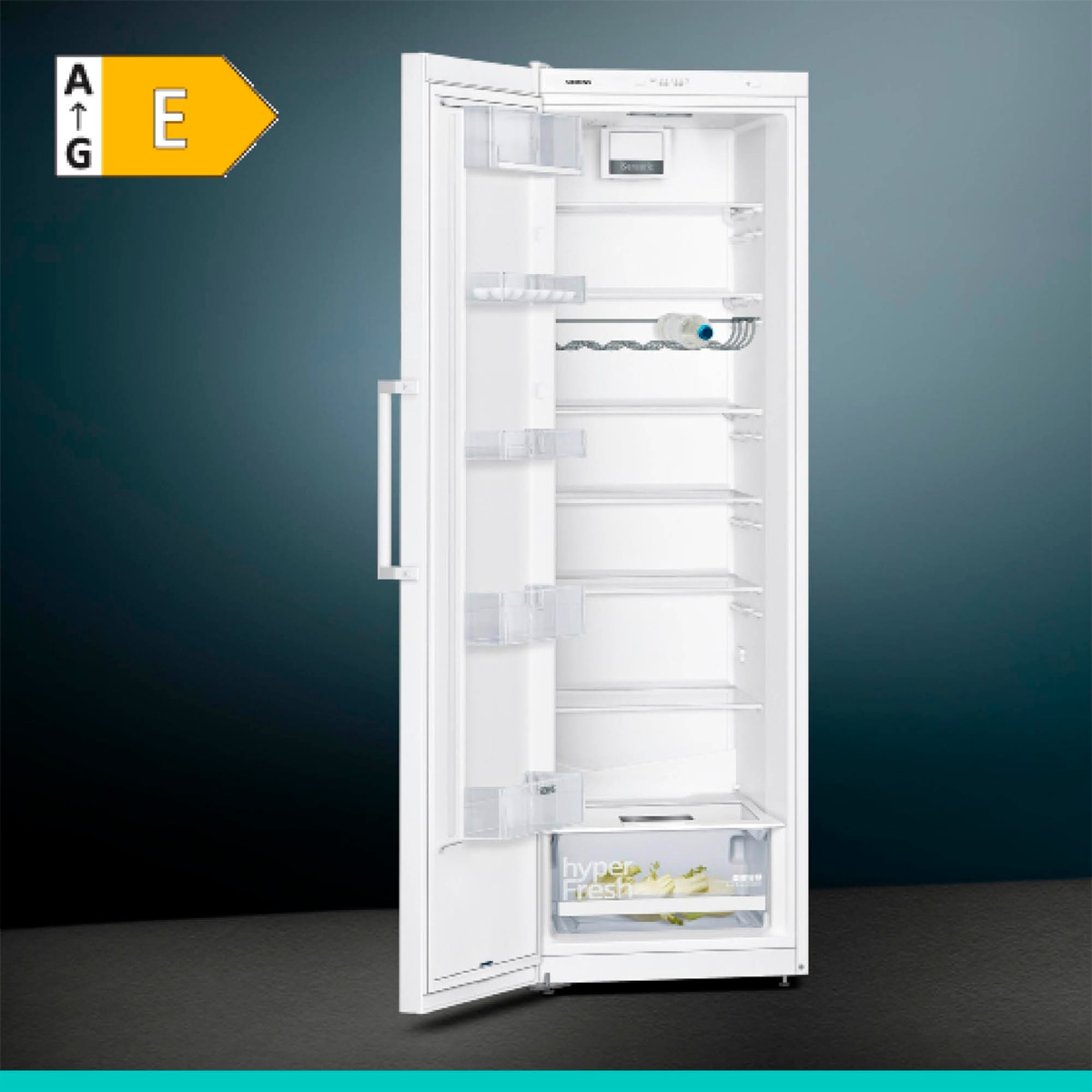 Frigorífico 1 puerta Siemens iQ300, HyperFresh, Súper-refrigeración - KS36VVXDP Blanco-4