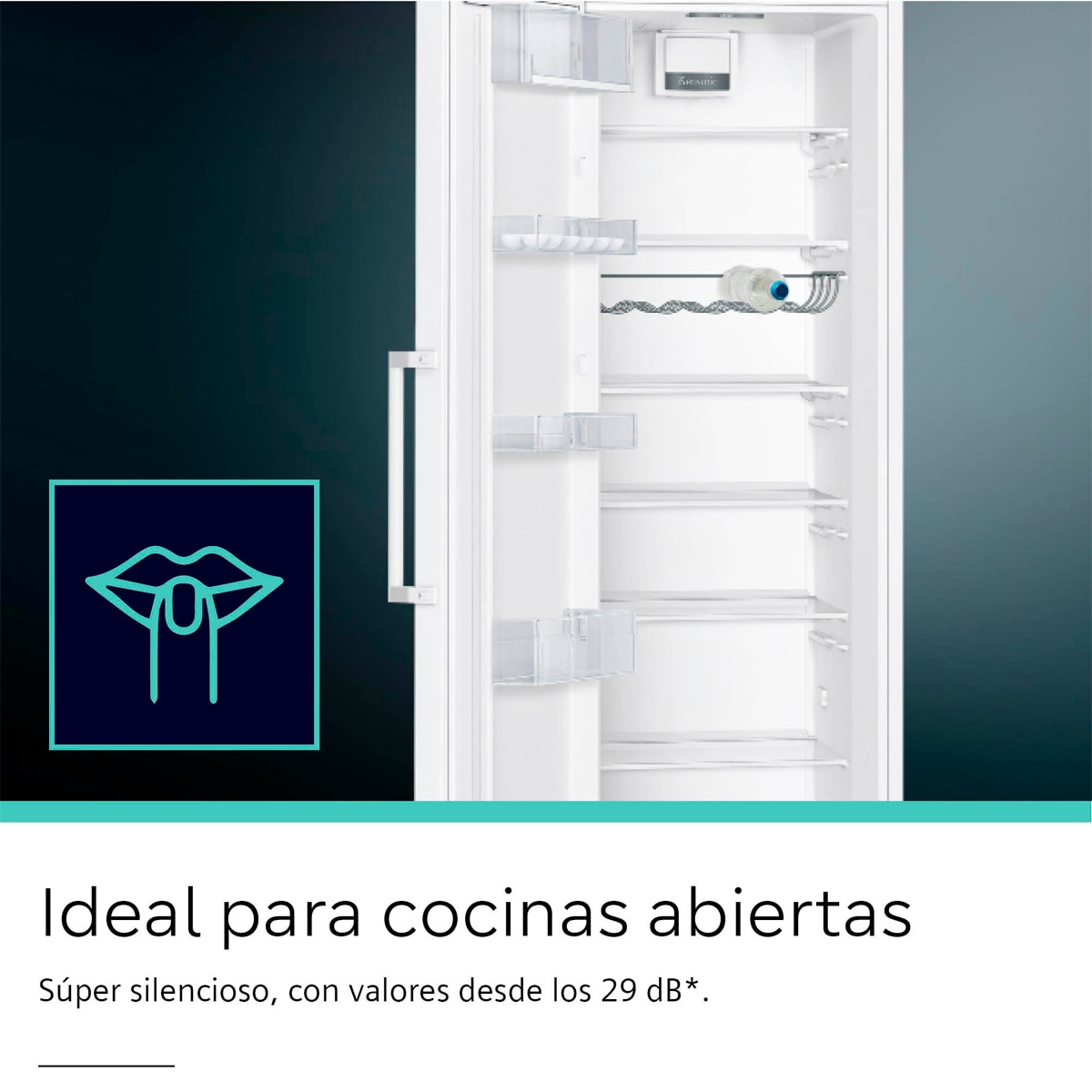 Frigorífico 1 puerta Siemens iQ300, HyperFresh, Súper-refrigeración - KS36VVXDP Blanco-7